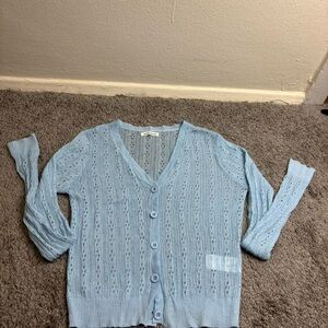 YesStyle Light Blue Women's Cardigan